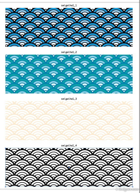 593x818 Designer Japanese Wave Vector Material