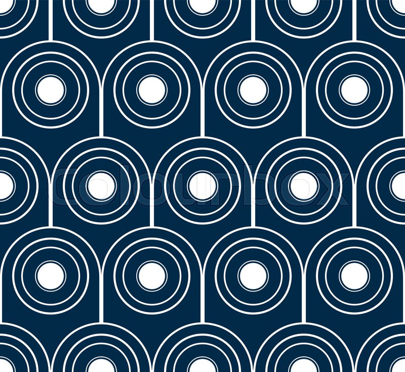 800x735 Repeating Japanese Wave Pattern Stock Vector Colourbox