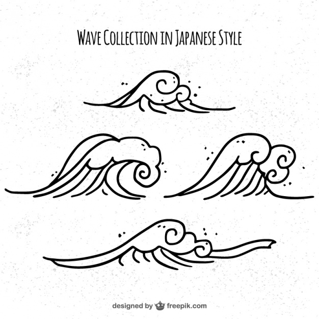 Japanese Wave Vector at Vectorified.com | Collection of Japanese Wave ...