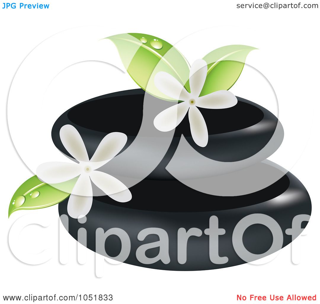 1080x1024 Royalty Free Vector Clip Art Illustration Of A Spa Stones