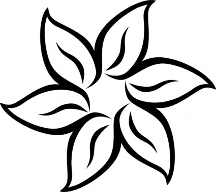 425x379 Free Download Of White Jasmine Flower Vector Graphics
