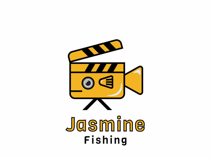 800x600 Jasmine Fishing Logo Design