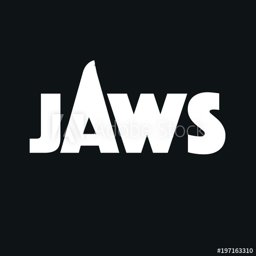 Jaws Vector Illustration Design 500x500 Jaws Vector Illustration Design