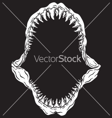 Shark Jaw Isolated Vector Work Shark Jaws Tattoo, Shark Jaws 380x400 Shark Jaw Isolated Vector Work Shark Jaws Tattoo, Shark Jaws