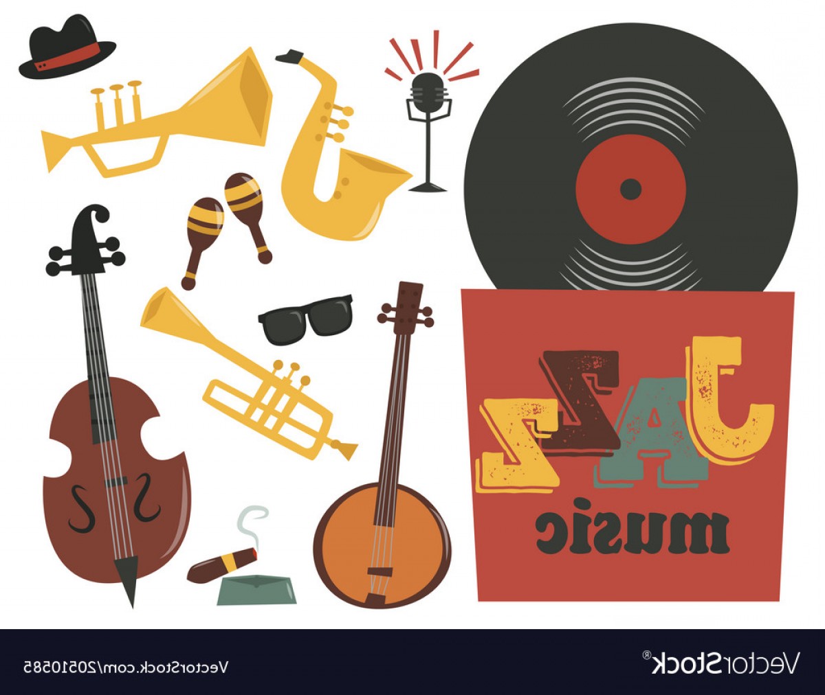 1200x1012 Jazz Musical Instruments Tools Icons Jazzband Vector Soidergi