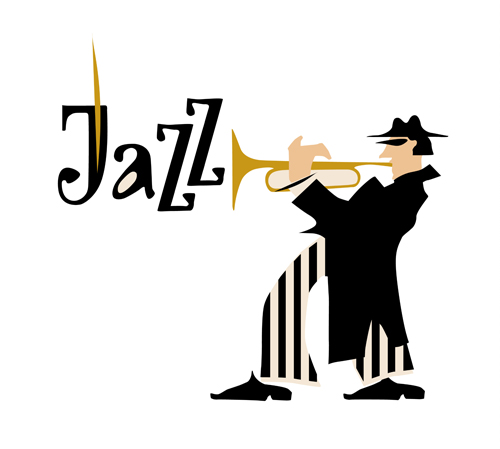 Musicians With Jazz Music Vector Material Free Download 500x449 Musicians With Jazz Music Vector Material Free Download