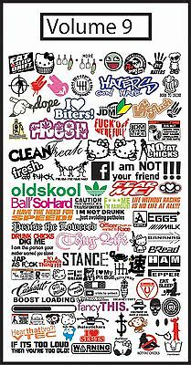 209x400 Volume Jdm Vector Graphic Sign Making Vinyl
