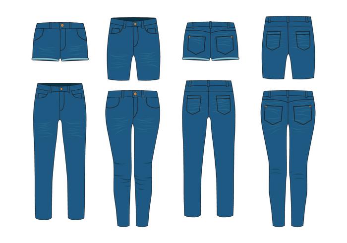 700x490 Blue Jeans Vector