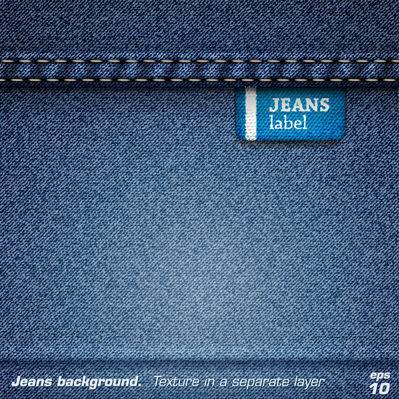 Jeans Texture Vector at Vectorified.com | Collection of Jeans Texture ...