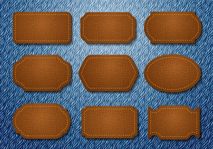 700x490 Free Leather Badges Jeans Vector Free Graphics