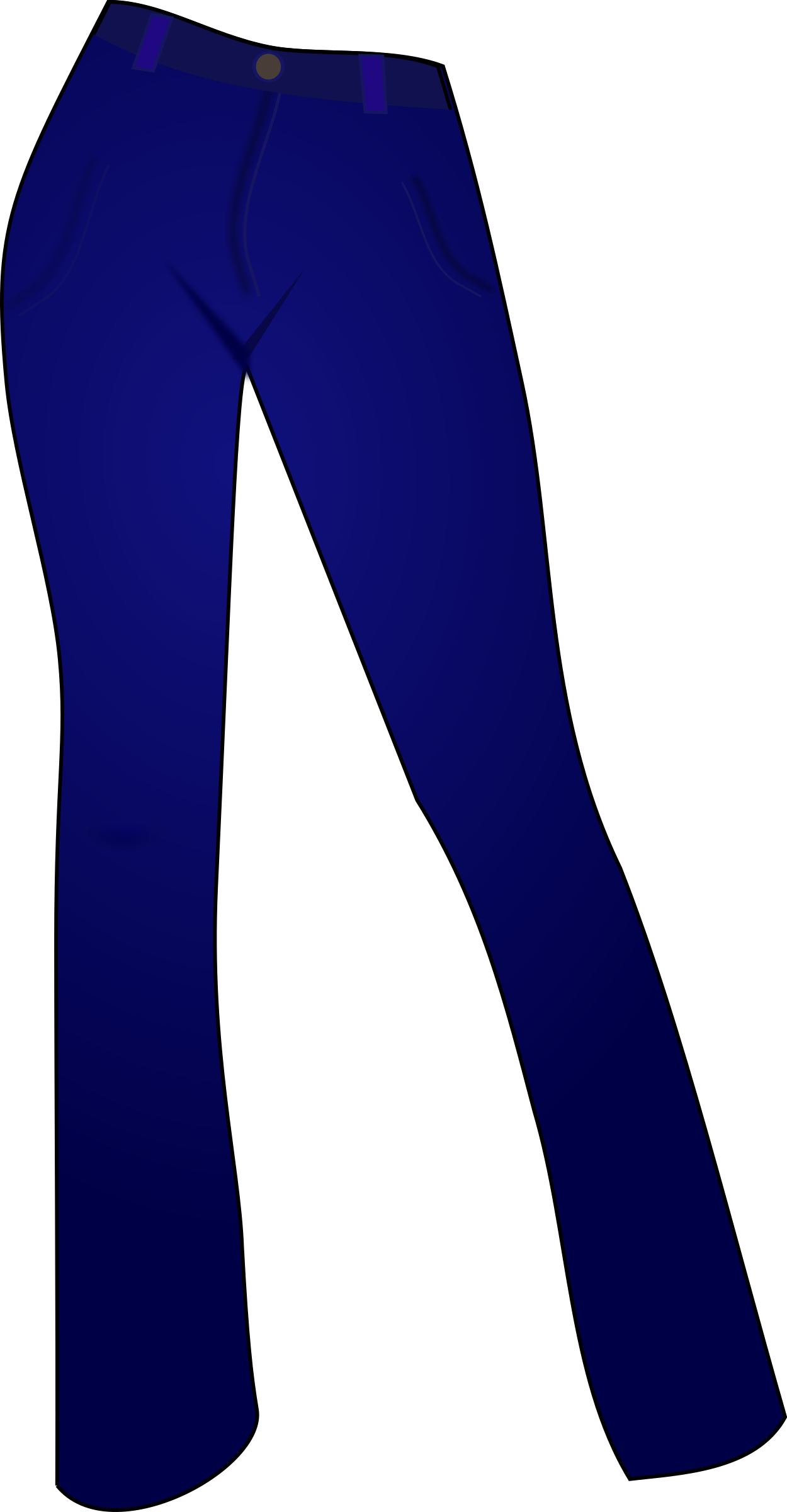 1250x2400 Blue Jeans Vector Image