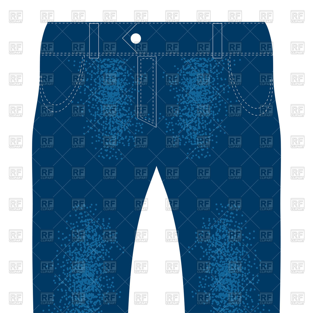 1200x1200 Blue Cotton Jeans Vector Image Of Beauty, Fashion