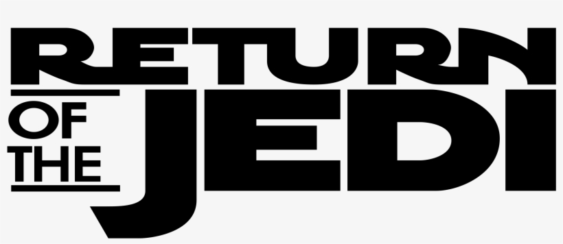 820x356 Return Of The Jedi Logo Transparent Vector Freebie