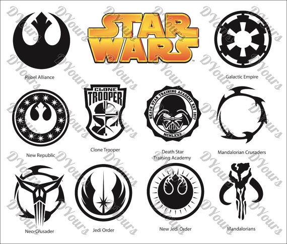 Star Wars Symbols Clipart 570x485 Star Wars Symbols Clipart