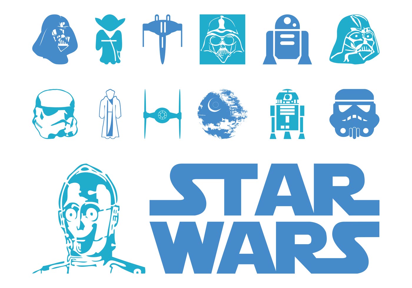Star Wars Yoda Free Vector Art 1400x980 Star Wars Yoda Free Vector Art