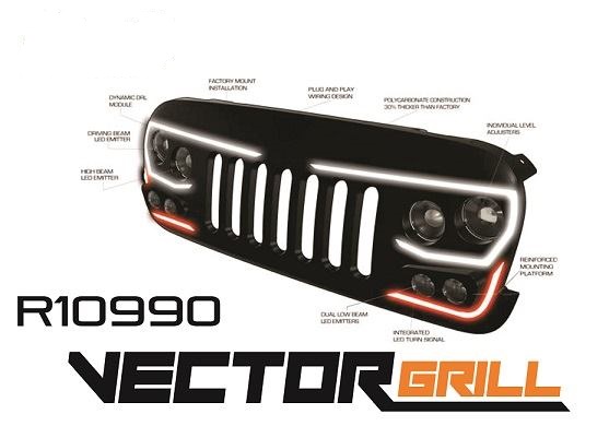 Oracle Lighting Series Full Led Grill Jeep Wrangler Jk 557x390 Oracle Lighting Series Full Led Grill Jeep Wrangler Jk