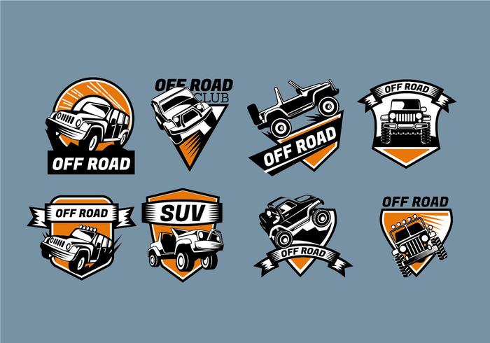 700x490 Logo Vector Sign Jeep Badges Stock Images