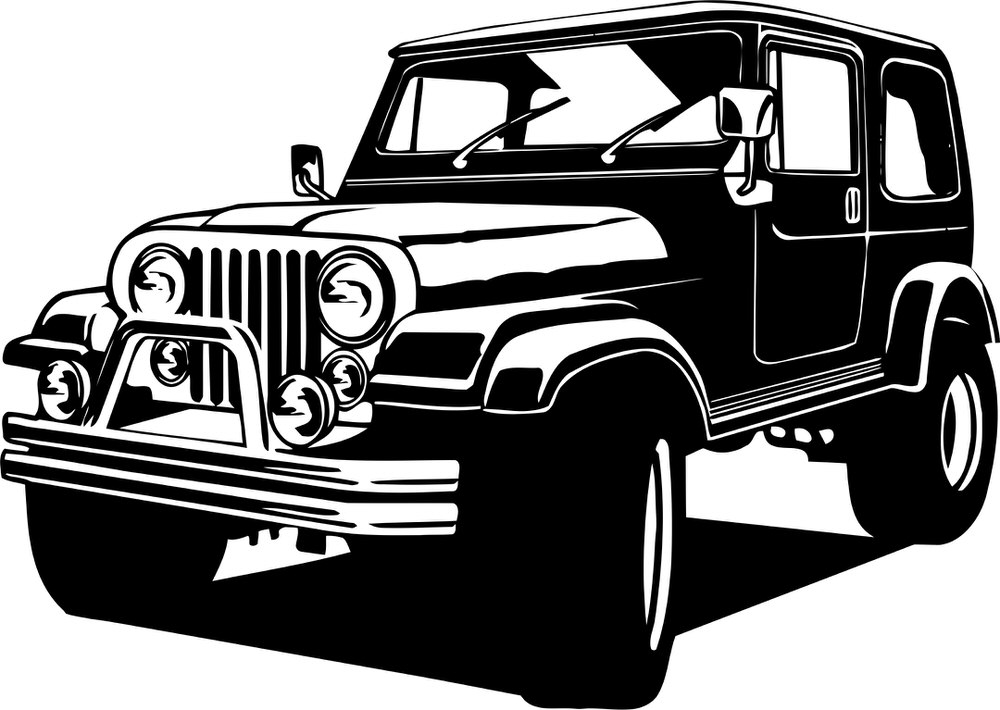 1000x710 Jeep Free Vector Cdr Download