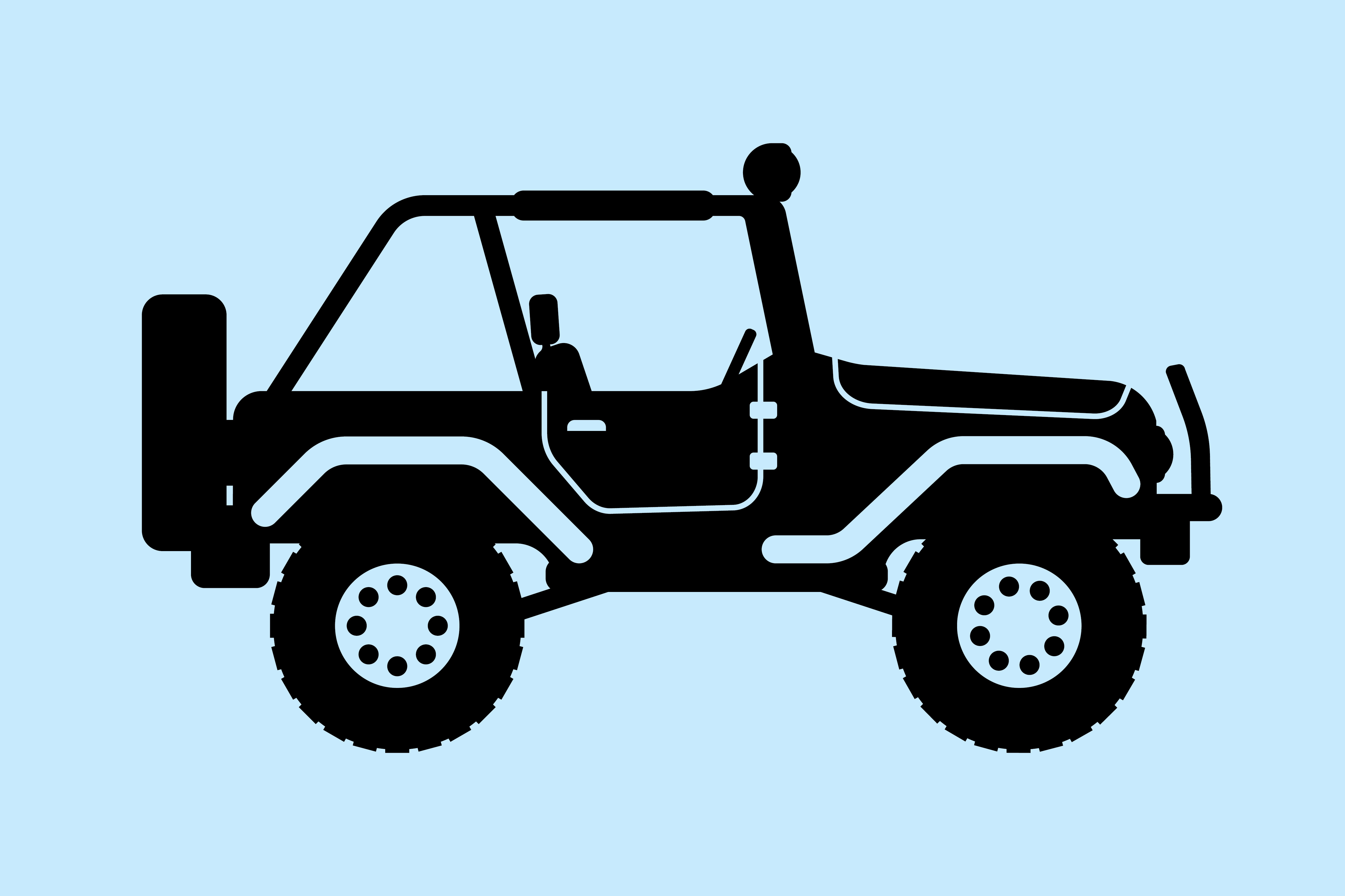Jeep Silhouette Vector At Vectorified Collection Of Jeep 