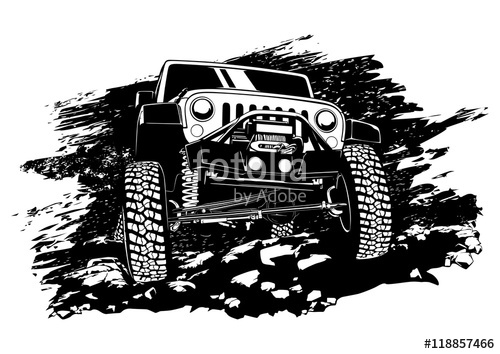 500x354 Offroad Jeep Stock Image And Royalty Free Vector On Fotolia
