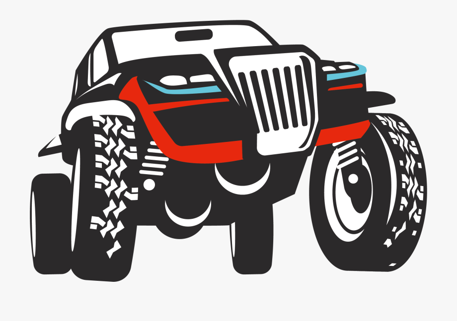 920x647 Off Road Jeep Clipart