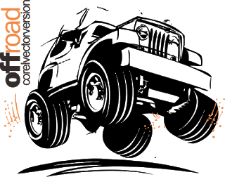 320x252 Off Road Jeep Vector Corel Draw Tutorial And Free Vectors