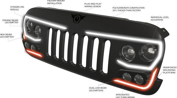580x320 Jeep Wrangler Jk Vector Grill Rcr Offroad Llc