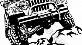 270x150 Jeep Wrangler Vector Clip Art Diy And Crafts