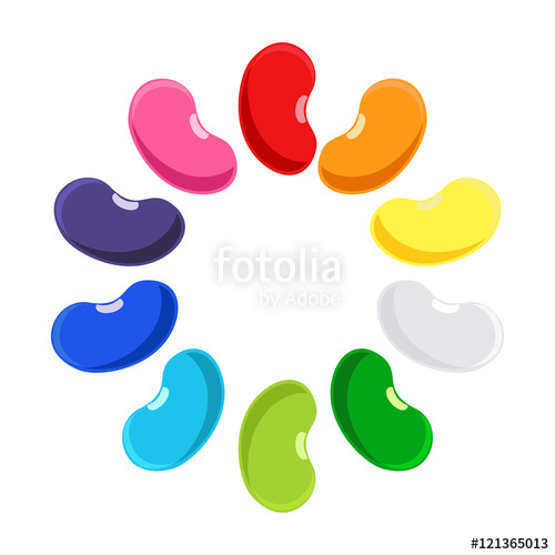 500x500 Jelly Beans Vector Stock Image And Royalty Free Vector