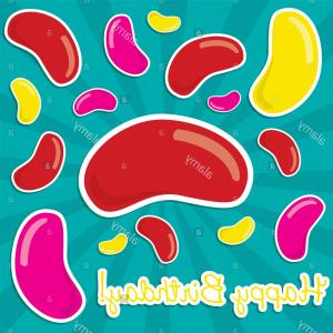300x300 Stock Photo Happy Birthday Jelly Bean Card In Vector Format Catamart