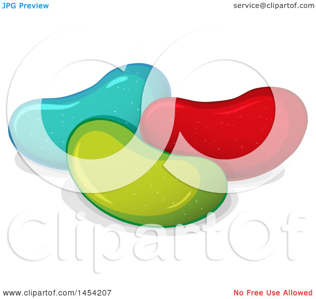 1080x1024 Clipart Graphic Of Colorful Jelly Beans