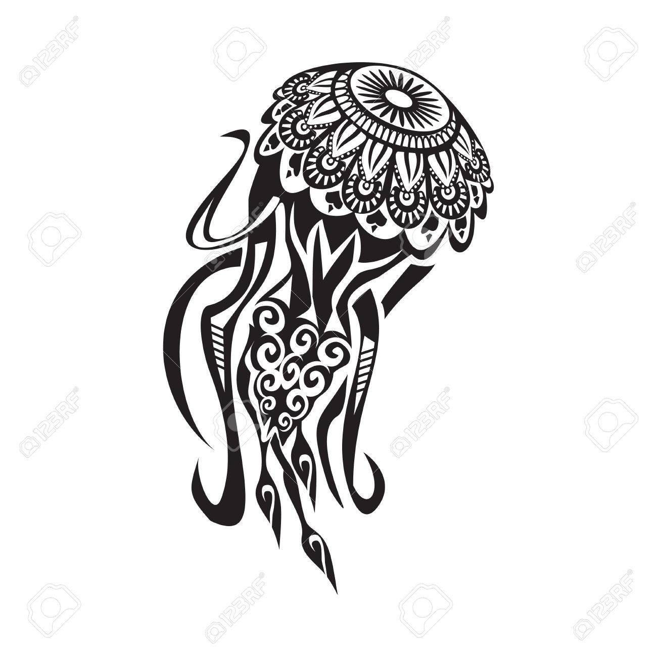 Download Jellyfish Silhouette Vector at Vectorified.com | Collection of Jellyfish Silhouette Vector free ...