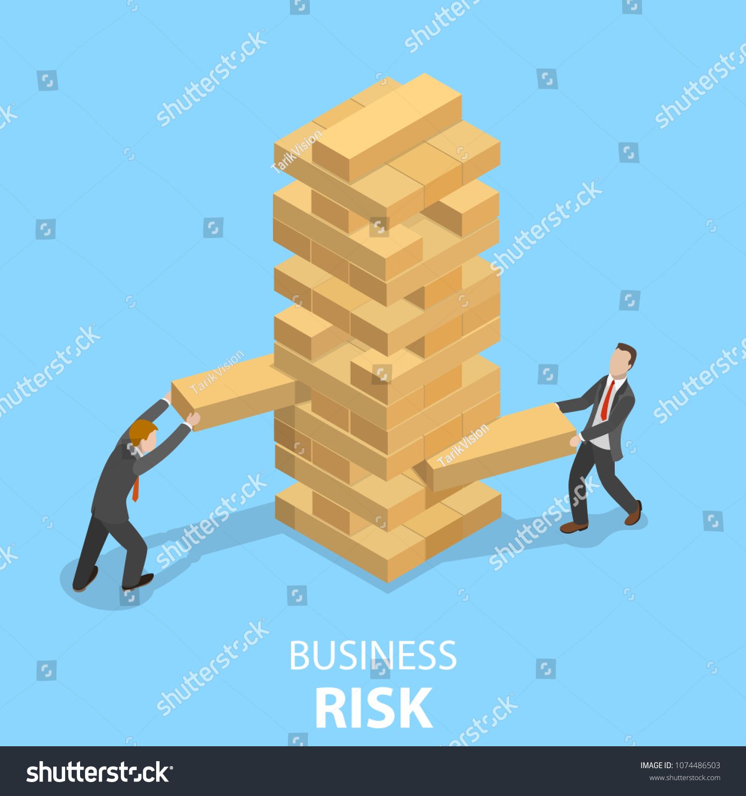 Business Risks Flat Isometric Vector Concept Two Businessmen Are 1500x1600 Business Risks Flat Isometric Vector Concept Two Businessmen Are