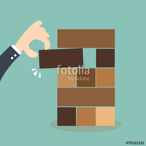 Risk Taker Jenga With Hand Stock Image And Royalty Free Vector 500x500 Risk Taker Jenga With Hand Stock Image And Royalty Free Vector