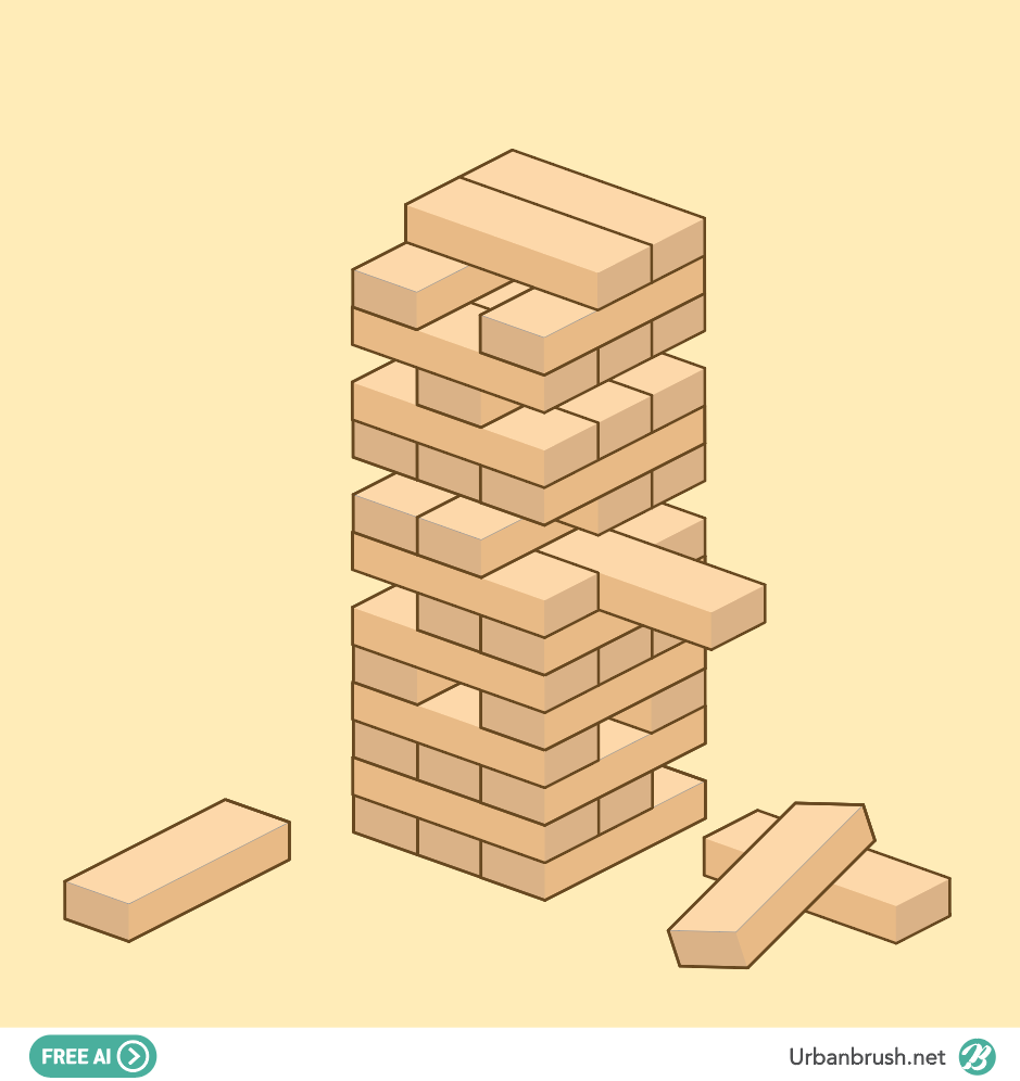 Jenga Illustration Vector Free Download 939x996 Jenga Illustration Vector Free Download