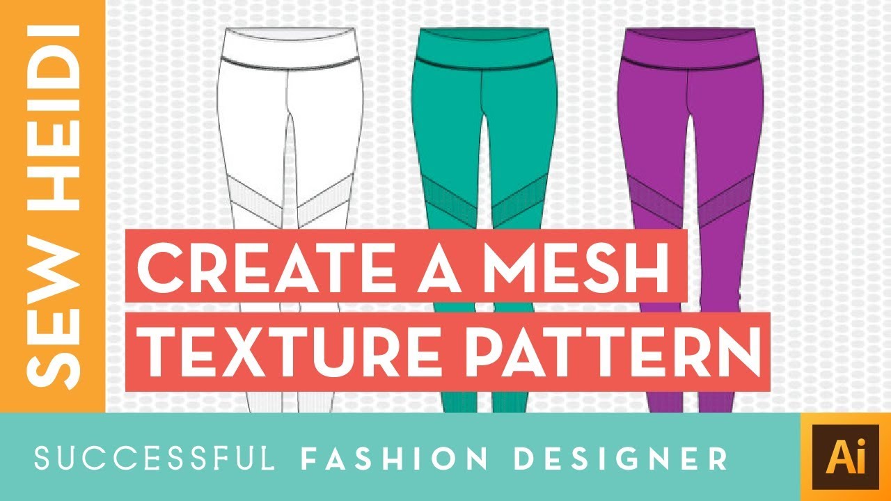 How To Create Mesh Repeating Pattern Texture In Illustrator 1280x720 How To Create Mesh Repeating Pattern Texture In Illustrator