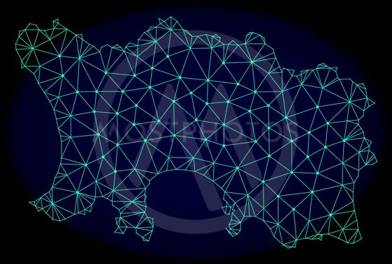 561x379 Polygonal Carcass Mesh Vect