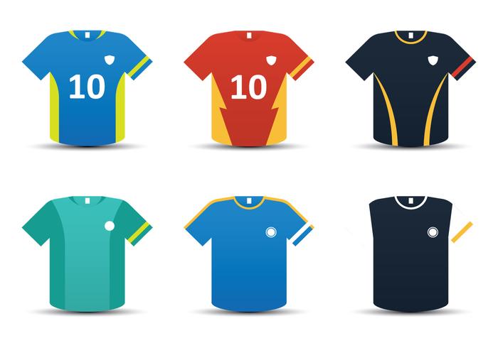 700x490 Futsal Jersey Vectors