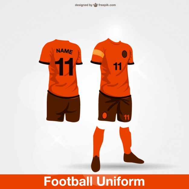 Football Uniform Vector Free Download 626x626 Football Uniform Vector Free Download