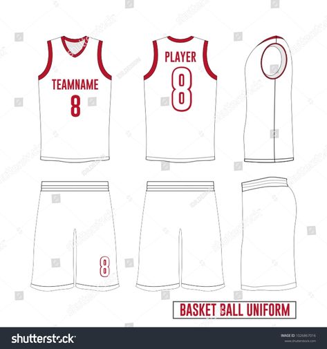 Jersey Vector Template at Vectorified.com | Collection of Jersey Vector ...