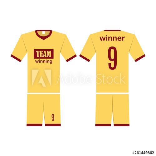 T Shirt Sport Design Template For Soccer Jersey, Vector 500x500 T Shirt Sport Design Template For Soccer Jersey, Vector