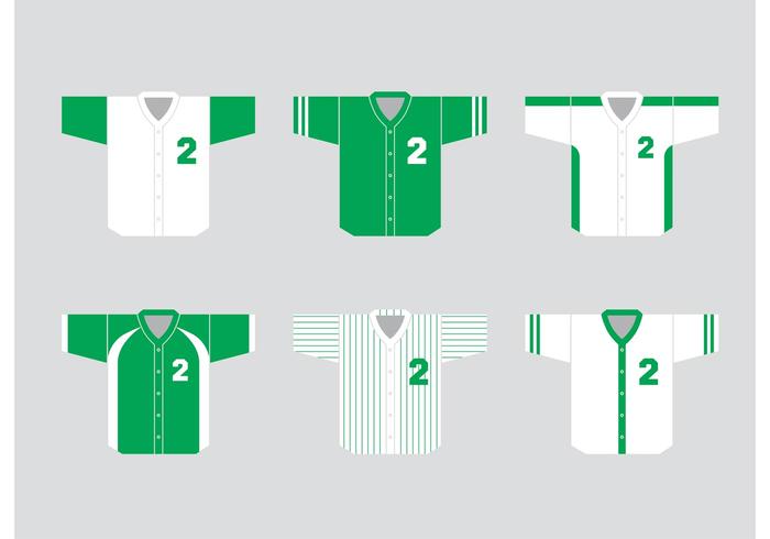 Baseball Jersey Vectors 700x490 Baseball Jersey Vectors