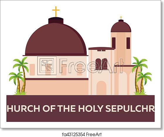 560x470 Free Art Print Of Church Of The Holy Sepulchre Israel, Jerusalem