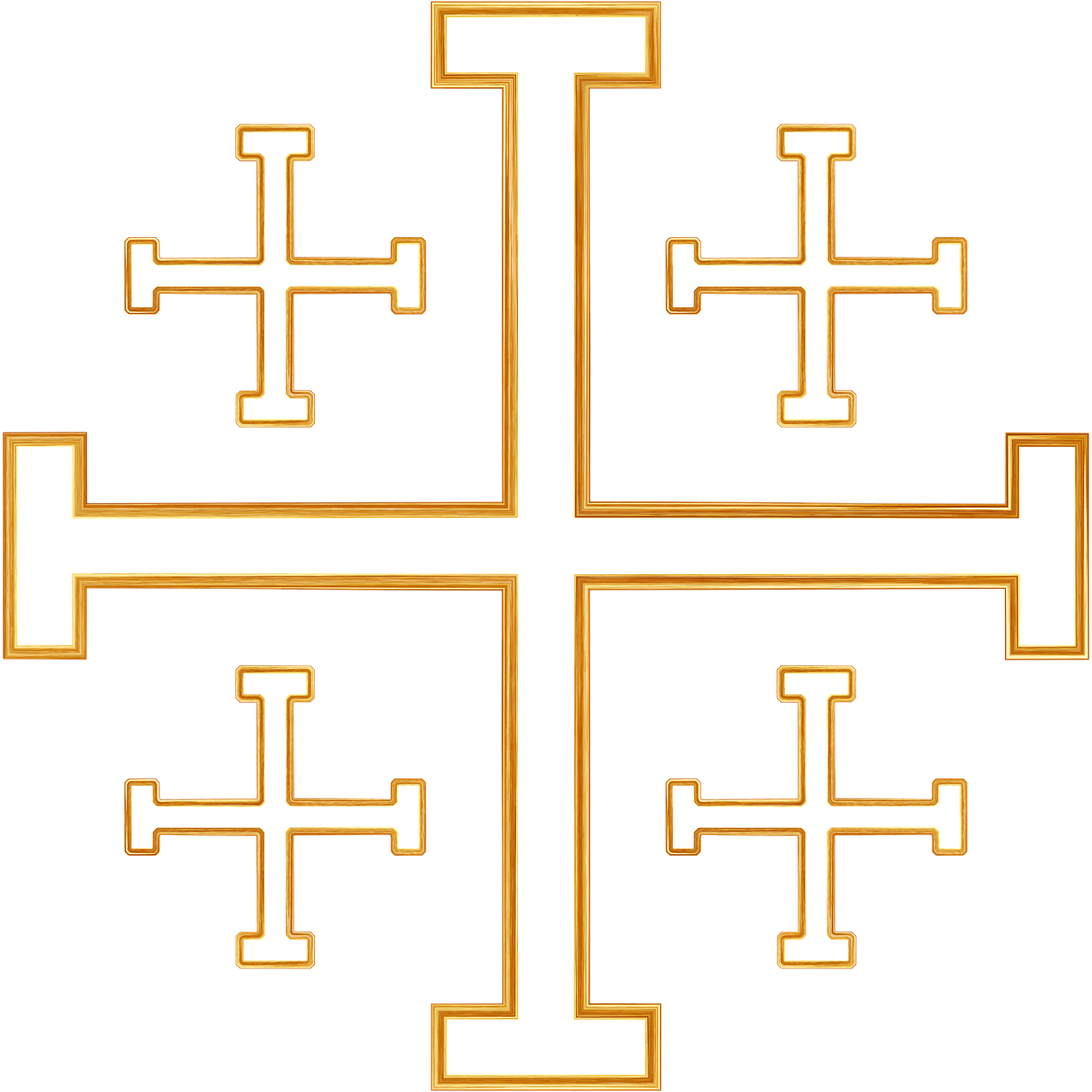 1280x1280 Jerusalem, Cross, Religion, Church, Christianity