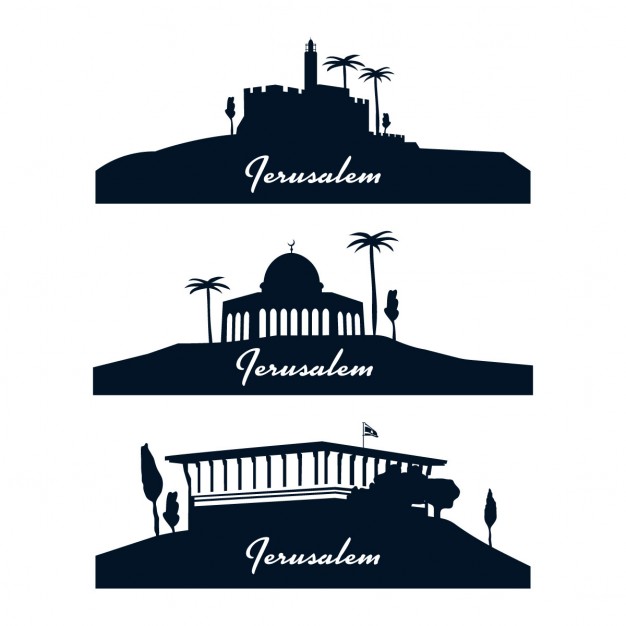 626x626 Jerusalem Skyline Vector Free Download