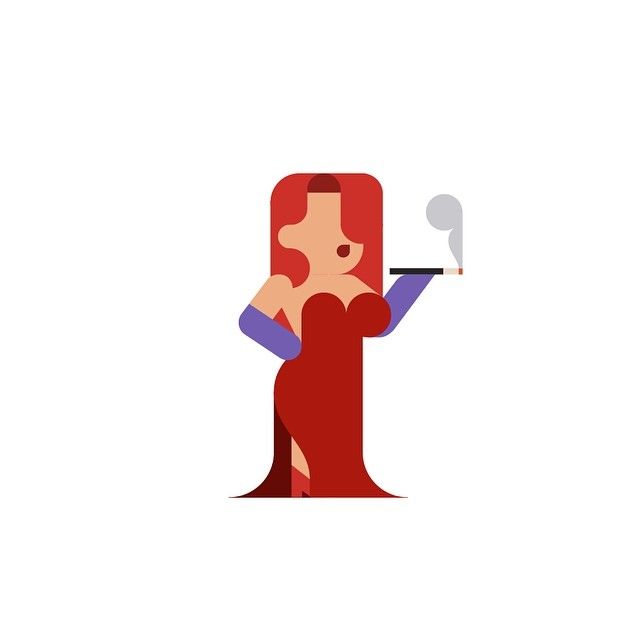 Jessica Rabbit SVG