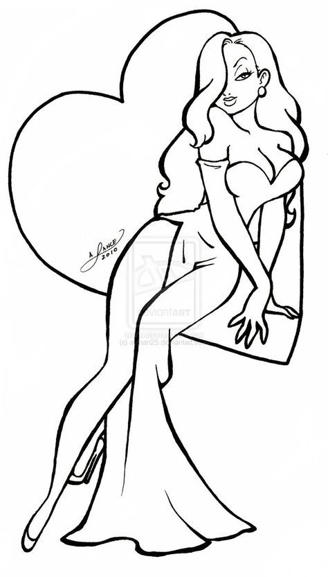 474x833 Jessica Rabbit Coloring Pages Free Vectors Jessica Rabbit