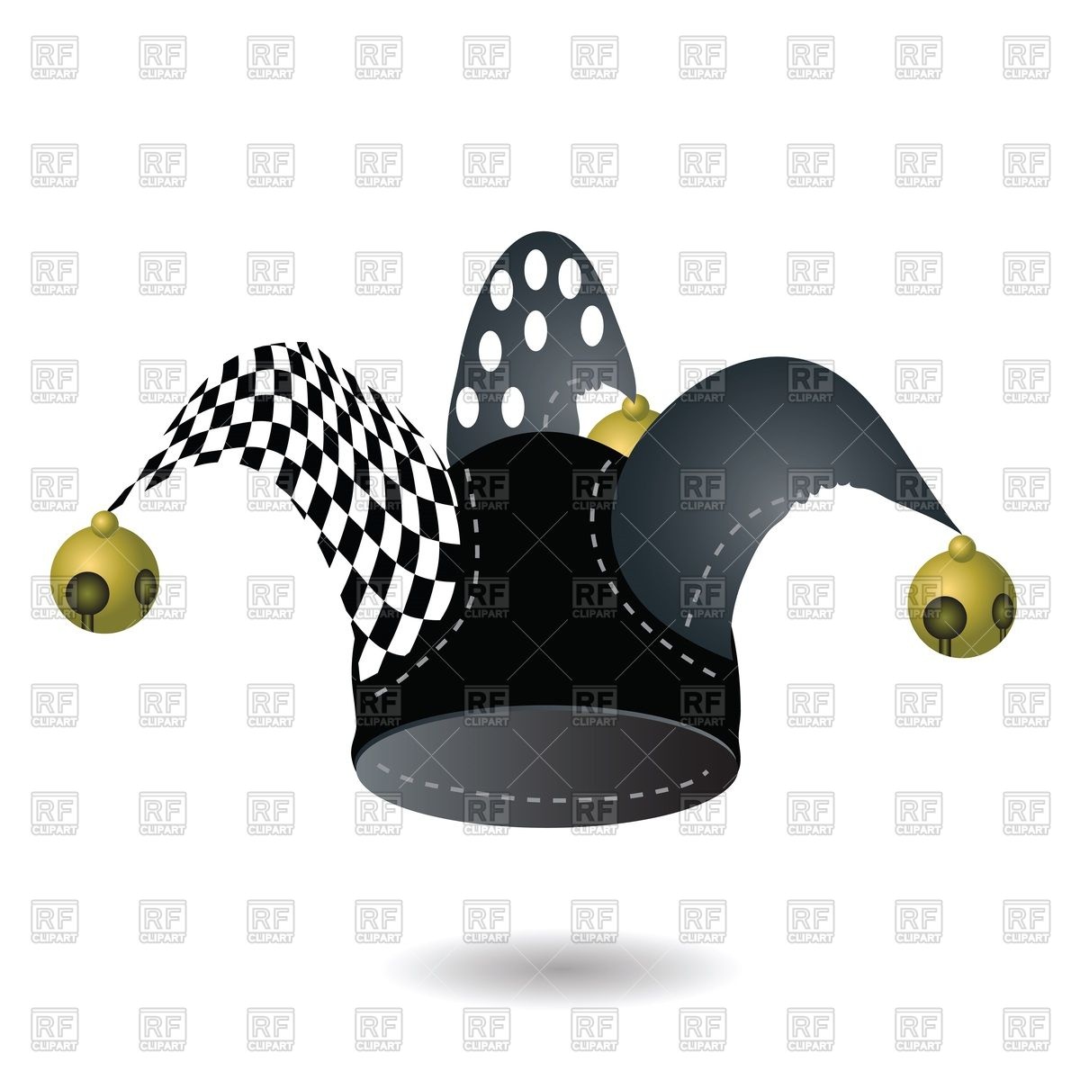 1200x1200 Jester Hat Vector Image Of Objects