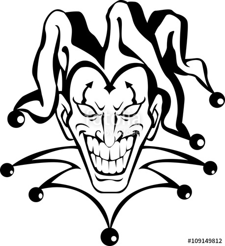 458x500 Evil Jester Stock Image And Royalty Free Vector On Fotolia