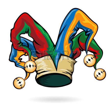 450x450 Jester Illustration Colored Jester Vector Hat Celabration